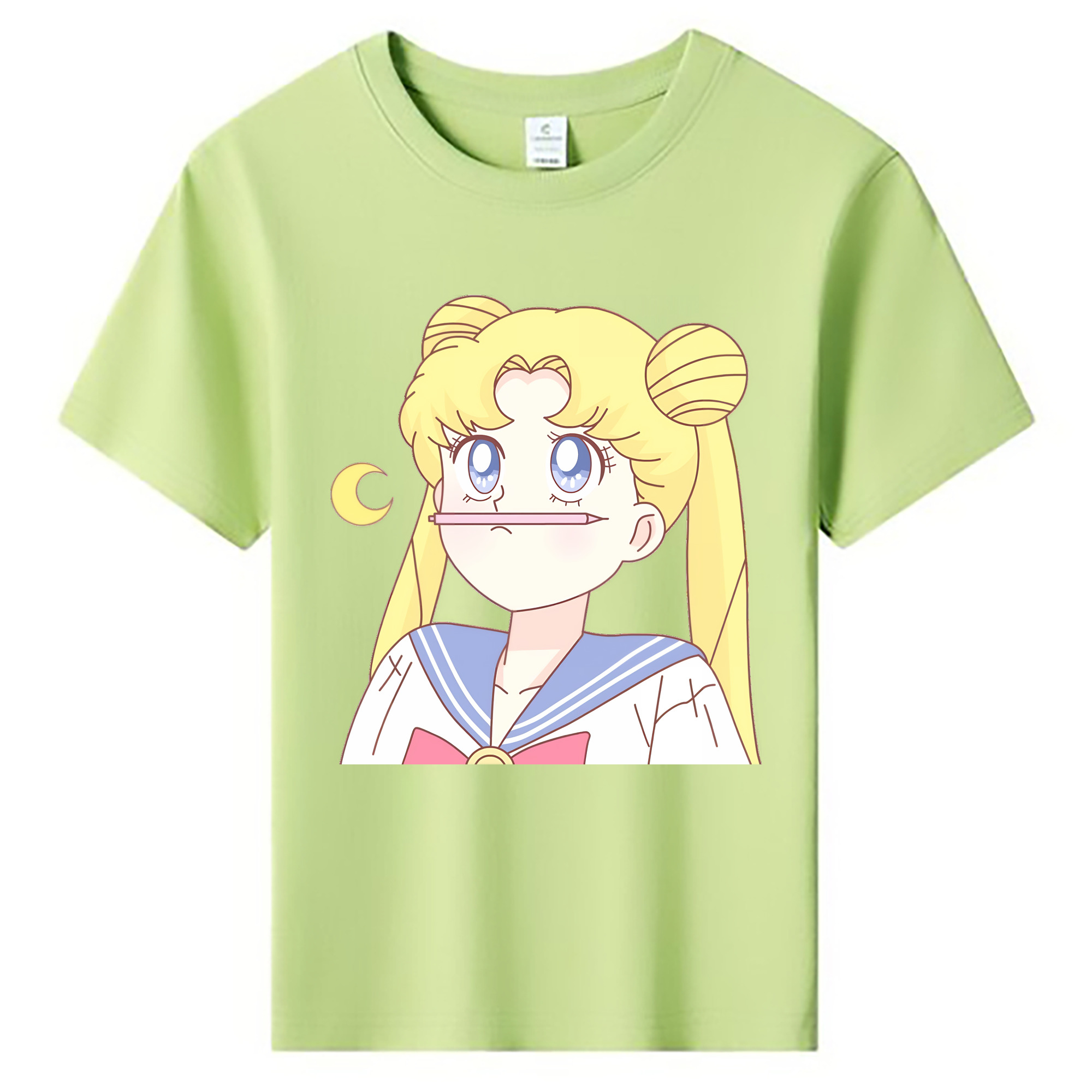 （画像用） 美少女戦士セーラームーン 愛野 美奈子 あいの みなこ Sailor Moon Aino Minako 綿100％キッズTシャツ（フロントプリント）